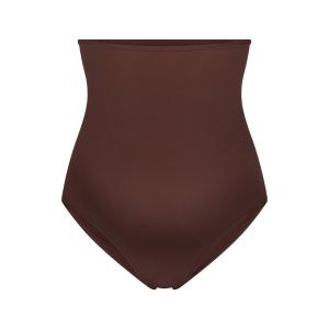 Трусики для беременных с высокой талией SKIMS Fits Everybody, цвет Cocoa