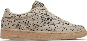 Кроссовки eames office x club c 85 'dot pattern' Reebok, коричневый