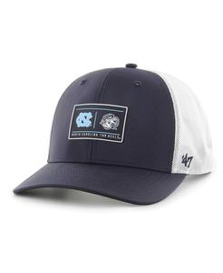 Мужская темно-синяя регулируемая шляпа на каблуках Bonita Brrr Hitch North Carolina Tar Heels '47 Brand