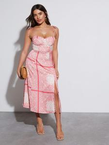 Длинное платье Milan Kiss, цвет rosa/rot/creme