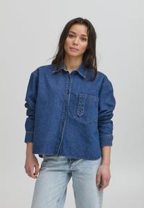 Блуза BALL Button-down blouse, Meduim Blue Wash/Blue