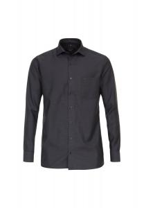 Мужская деловая рубашка однотонного современного кроя CASAMODA, темно-серый