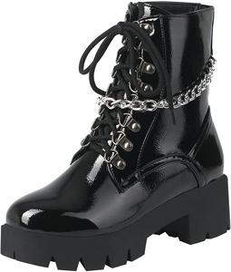 Женские боевые ботинки Parisuit, Black