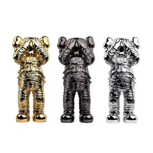 Набор фигурок Kaws Holiday Space, золотой/черный/серебристый