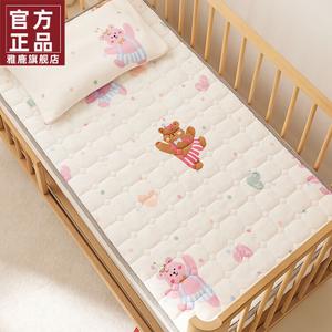 Yalu Наматрасник молочный вельвет 60х150 см, класс А, мягкий, дизайн "Aixin Xiaoxiong"