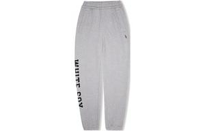 Колледж стайл серия SS24 повседневные брюки унисекс Heather Gray MLB, белый/серый