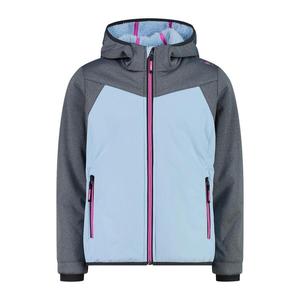 Куртка софтшелл для девочек CMP KID G JACKET FIX HOOD 34A3495