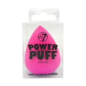 W7 Power Puff ярко-розовый спонж для макияжа, 1 шт.
