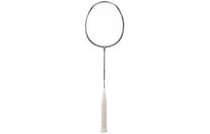 DOUBLE FISH Ракетка для бадминтона DOUBLEFISH QT 1709 Full Carbon, контрольного типа, универсальная, для защиты, продвинутый уровень, унисекс, серый