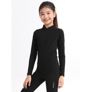 HEAD Детский костюм для фигурного катания, топ с пайетками, куртка и брюки, 2024, черный топ, размер 120 см