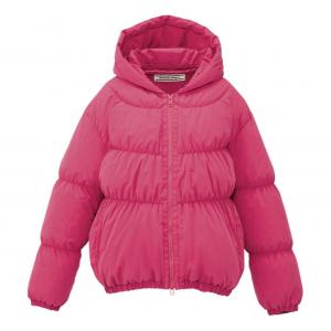 (WMNS) Пуховая куртка Onitsuka Tiger с капюшоном, розовая