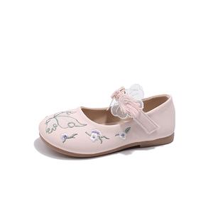 Низкие кожаные туфли для детей TONYBEAR, розовый