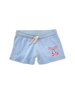 Винтажные гаванские вишневые вышитые ребристые шорты Vintage Havana, синий