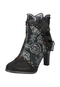 Кожаные ботильоны LAURA VITA, хаки