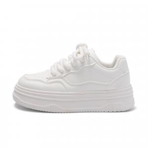 Термостойкие, нескользящие и износостойкие низкие кроссовки для скейтбординга для женщин HUANQIU, White