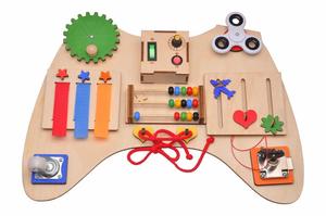 Маленькая доска-панель-манипуляция-дорожный размер, портативная. Zabawki Sensoryczne