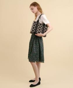 Вязаная сумка Checker Clover Tocca, цвет Black [005]