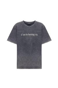 No Matter What Футболка в цвете базальтовый серый