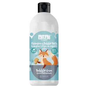 Bebi Kids шампунь для волос и пена для ванн 2в1 для детей, 500 мл