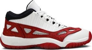 Кроссовки Air Jordan 11 Retro Low IE GS Gym Red, белый