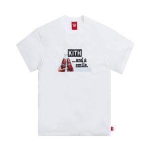 Футболка Kith x Coca-Cola Smile Vintage Tee 'White', белый