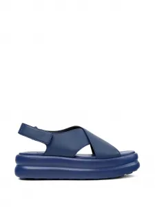 Босоножки с переплетенными ремешками Balloon Camper, синий