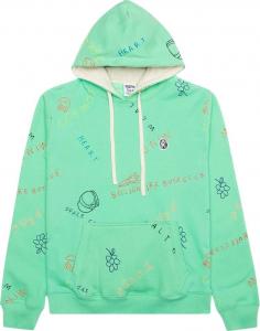 Худи Billionaire Boys Club BB Scribble Hoodie 'Spring Bud', зеленый
