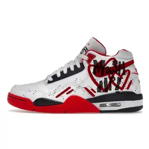 Баскетбольные кроссовки Flight Legacy Vintage унисекс средней высоты, красный/белый Nike