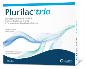 Plurilac Trio 12 пакетиков для здоровья кишечника Agave