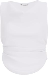 Женский топ GUESS Eco без рукавов с капюшоном Rika, Pure White
