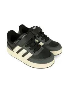 Кроссовки в полоску Adidas Kids, черный