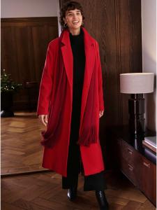 WITT WEIDEN Зимнее пальто красного цвета