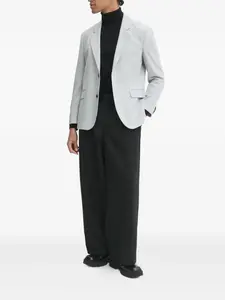 Однобортный пиджак с двумя пуговицами HUGO, серый