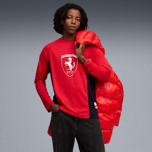 Мужская футболка с длинным рукавом Scuderia Ferrari Puma, красный