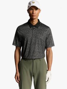 Гольф поло с коротким рукавом и воротником Lyle & Scott, Jet Black