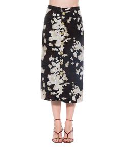 Женская юбка-миди Carla с застежкой на пуговицы спереди Alexia Admor, Multi cow