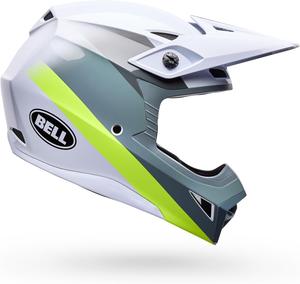 Шлем BELL MX-10 MIPS белый/зеленый Aviator, размер M, White/Green Aviator