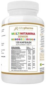 Alto Pharma, Мультивитамины для пожилых людей, 120 капсул
