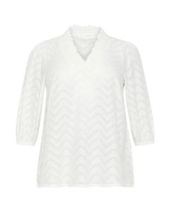 Блуза KAFFE CURVE Vitana, белый