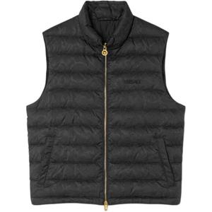 VERSACE Свитер с воротником стойкой, Black