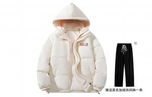 Куртка Bobby Abley Down Unisex + флисовые брюки, экрю