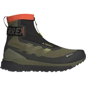 Ботинки Adidas Terrex Free Hiker Cold.RDY 'Focus Olive Impact Orange', зеленый