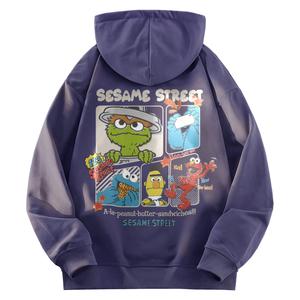 Унисекс худи SESAME STREET, таро фиолетовый