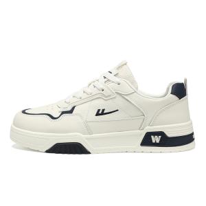 WARRIOR Износостойкие и легкие мужские лоу-топ скейтерские кроссовки - бежевый темно-синий, цвет Beige Dark Blue