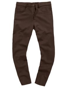 Тканевые брюки JP1880, темно-коричневый