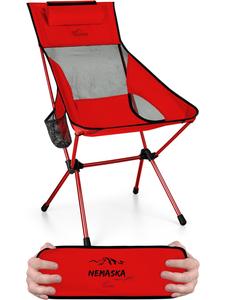 Normani Outdoor Sports Походный стул Nemaska красного цвета