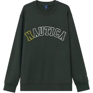 Свитшот мужской NAUTICA, серо-зеленый