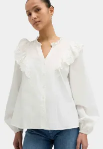 Блузка на пуговицах Marks & Spencer, Ivory