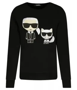 Толстовка Ikonik Karl & Choupette regular fit Karl Lagerfeld, черный