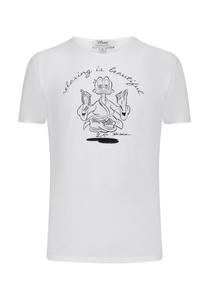 Футболка с принтом DONALD DUCK Mickey & Minnie, белый